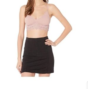 Free People extra comfy pink Stevie Bralette M/L